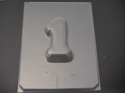 8001 Number One 1 Large Chocolate or Hard Candy Mold